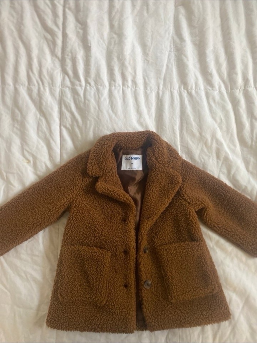 Old Navy Brown Teddy Sherpa Kids' Coat